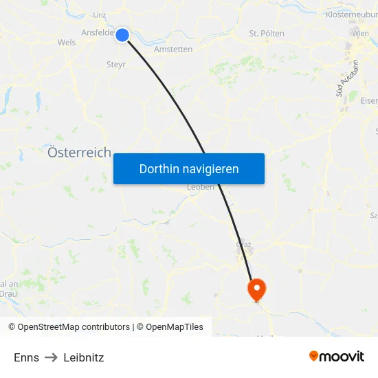 Enns to Leibnitz map