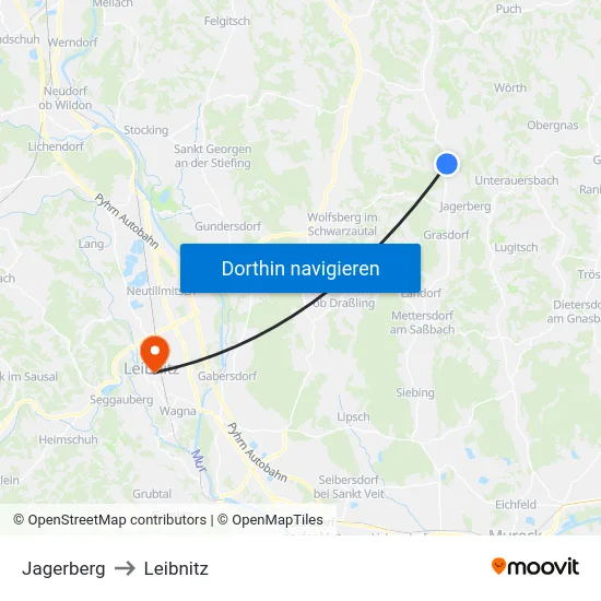 Jagerberg to Leibnitz map