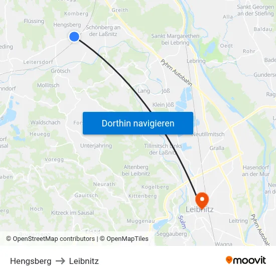 Hengsberg to Leibnitz map