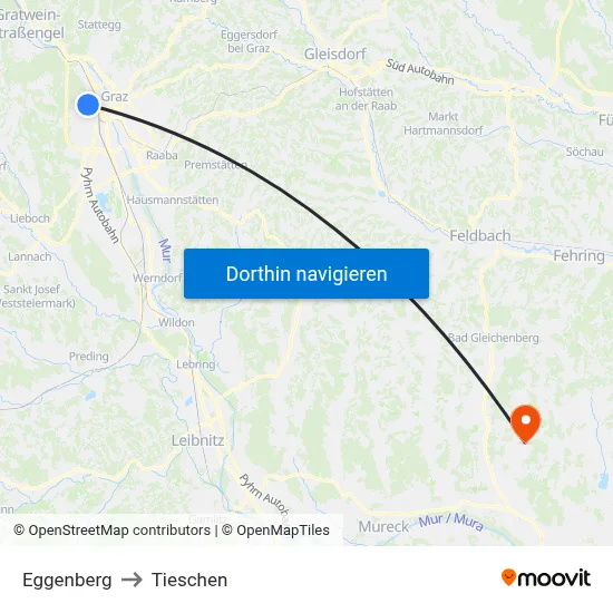 Eggenberg to Tieschen map