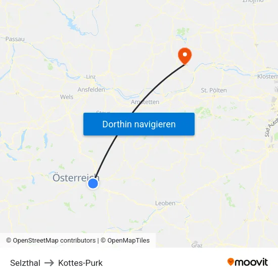 Selzthal to Kottes-Purk map