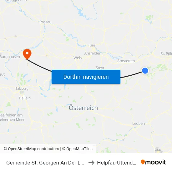 Gemeinde St. Georgen An Der Leys to Helpfau-Uttendorf map