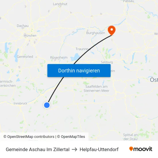 Gemeinde Aschau Im Zillertal to Helpfau-Uttendorf map