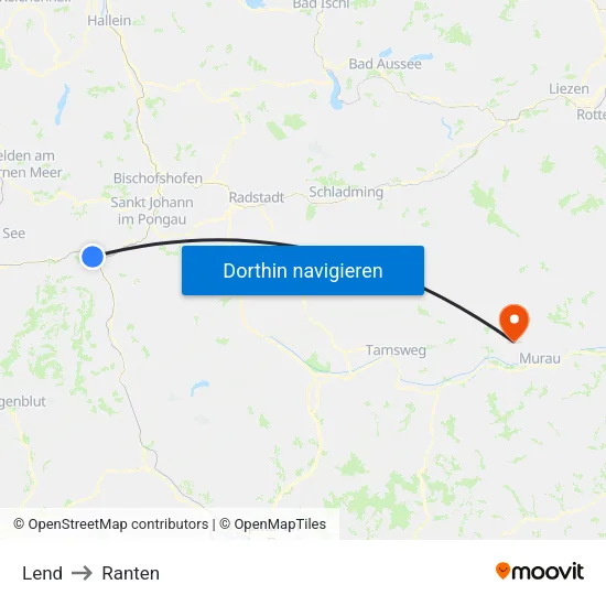 Lend to Ranten map