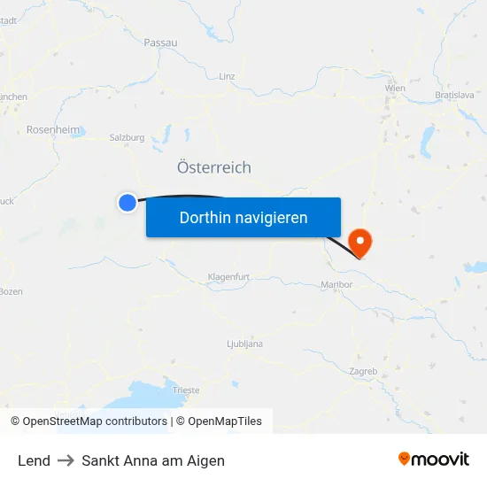 Lend to Sankt Anna am Aigen map