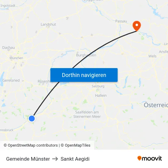 Gemeinde Münster to Sankt Aegidi map
