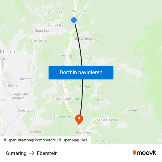 Guttaring to Eberstein map