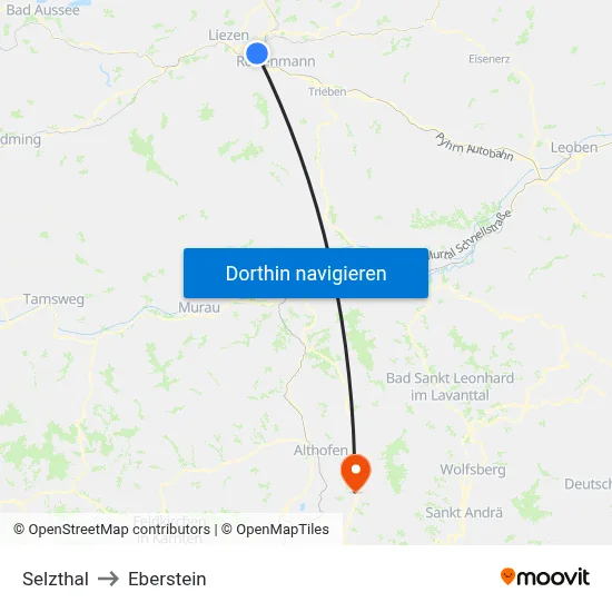 Selzthal to Eberstein map