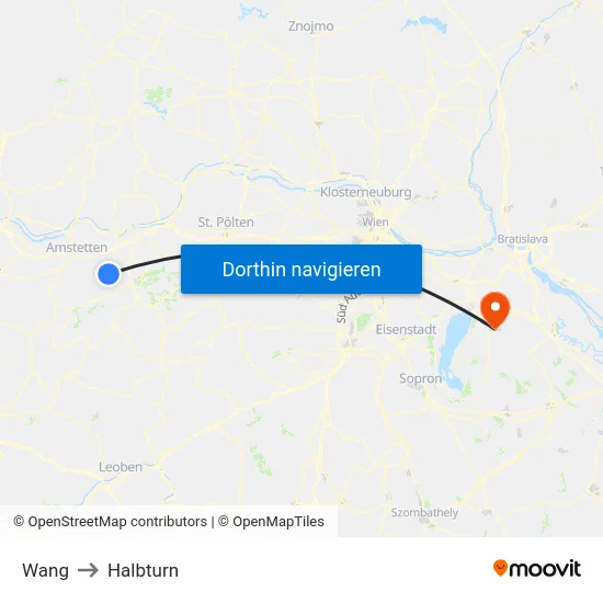Wang to Halbturn map