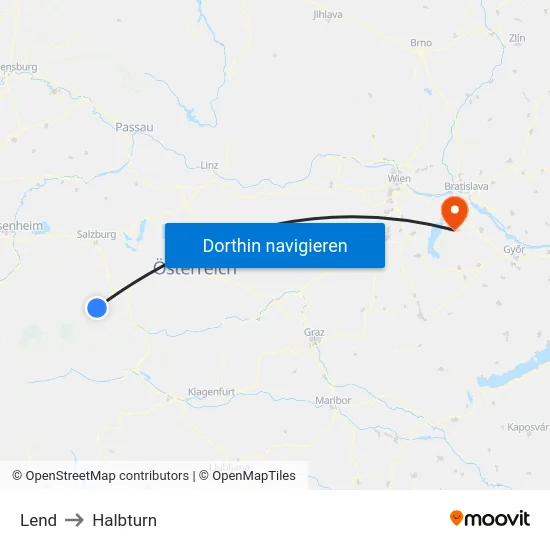 Lend to Halbturn map