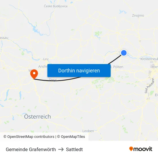 Gemeinde Grafenwörth to Sattledt map