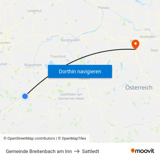Gemeinde Breitenbach am Inn to Sattledt map