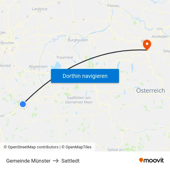 Gemeinde Münster to Sattledt map