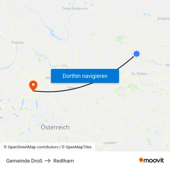Gemeinde Droß to Redlham map
