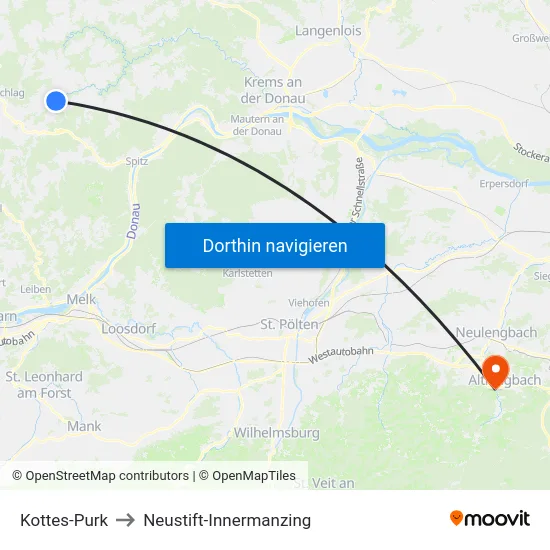 Kottes-Purk to Neustift-Innermanzing map