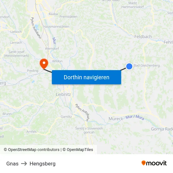 Gnas to Hengsberg map