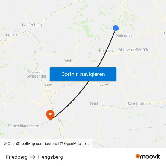 Friedberg to Hengsberg map