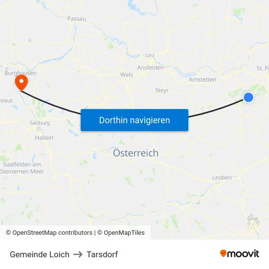 Gemeinde Loich to Tarsdorf map