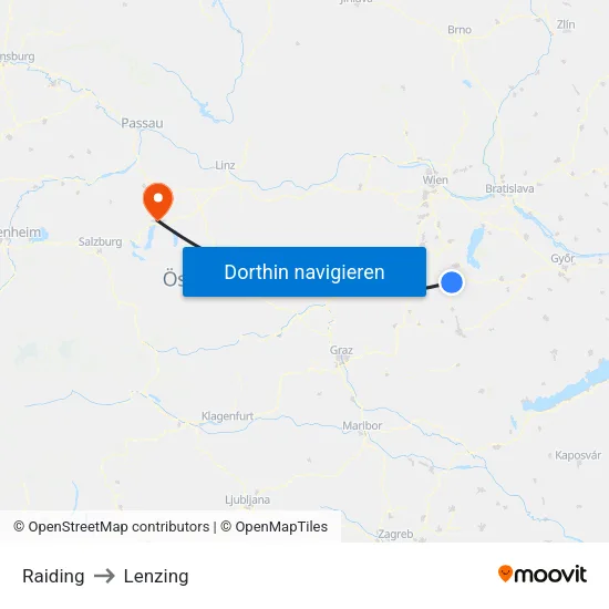 Raiding to Lenzing map