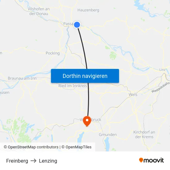 Freinberg to Lenzing map