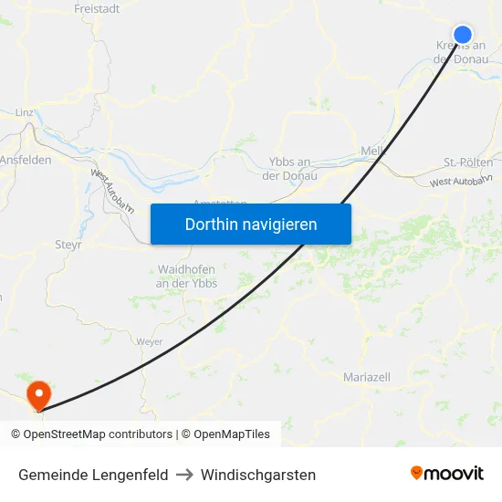 Gemeinde Lengenfeld to Windischgarsten map