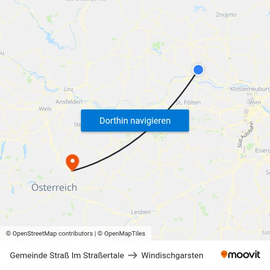 Gemeinde Straß Im Straßertale to Windischgarsten map