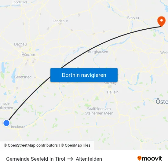 Gemeinde Seefeld In Tirol to Altenfelden map
