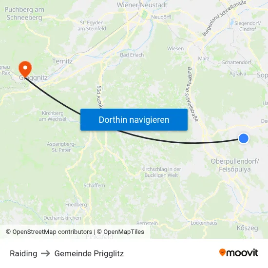 Raiding to Gemeinde Prigglitz map