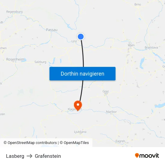 Lasberg to Grafenstein map