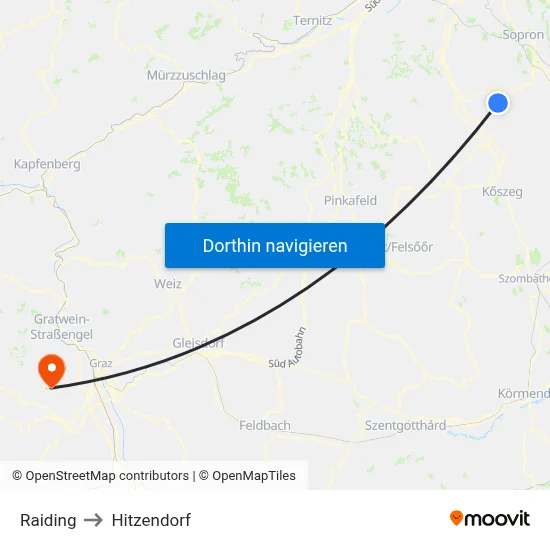 Raiding to Hitzendorf map