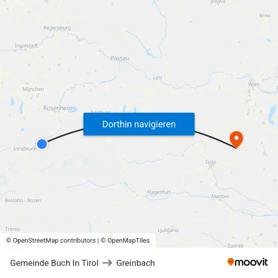Gemeinde Buch In Tirol to Greinbach map