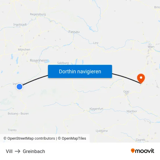 Vill to Greinbach map