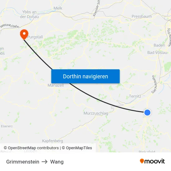 Grimmenstein to Wang map