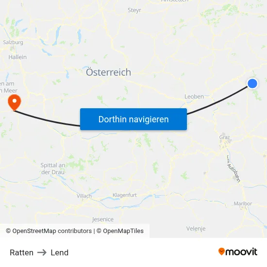 Ratten to Lend map