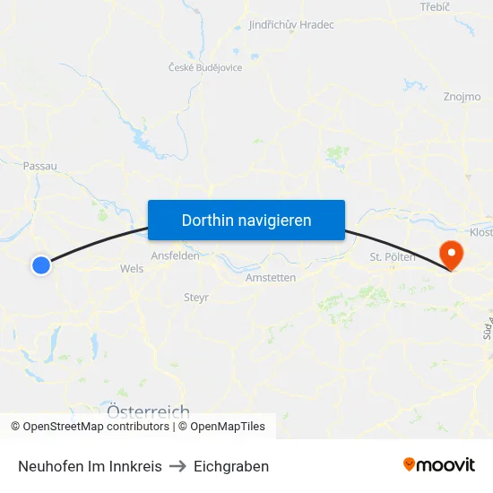 Neuhofen Im Innkreis to Eichgraben map