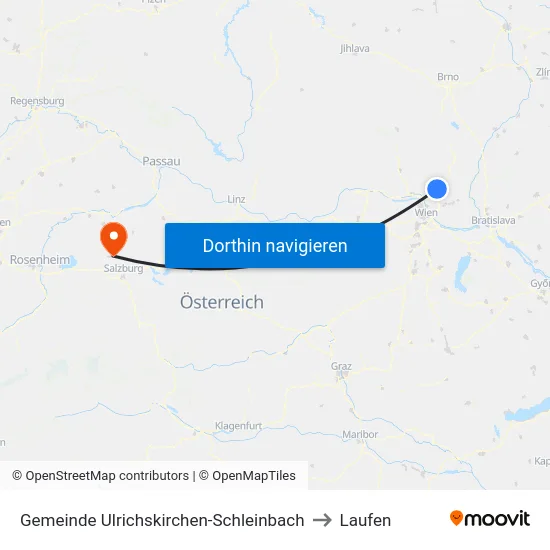 Gemeinde Ulrichskirchen-Schleinbach to Laufen map