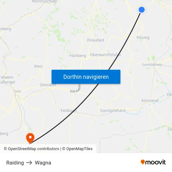 Raiding to Wagna map