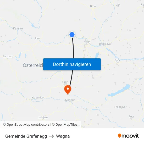Gemeinde Grafenegg to Wagna map
