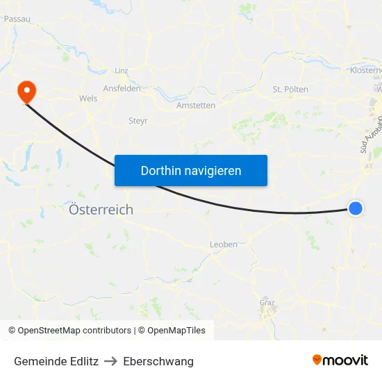 Gemeinde Edlitz to Eberschwang map
