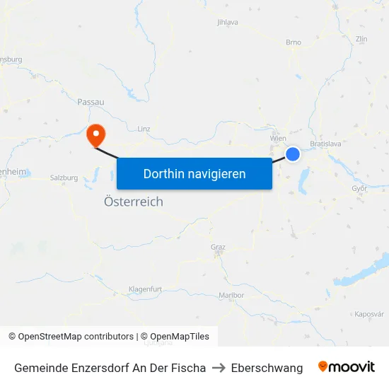 Gemeinde Enzersdorf An Der Fischa to Eberschwang map