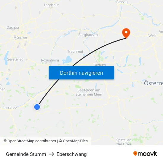 Gemeinde Stumm to Eberschwang map