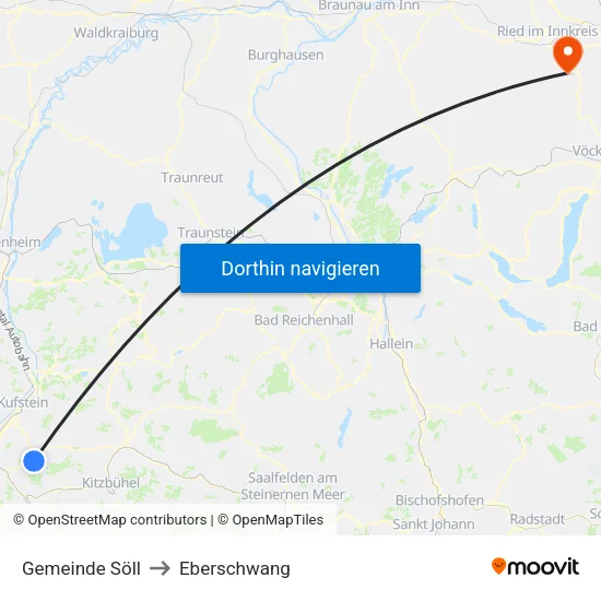 Gemeinde Söll to Eberschwang map
