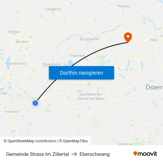 Gemeinde Strass Im Zillertal to Eberschwang map