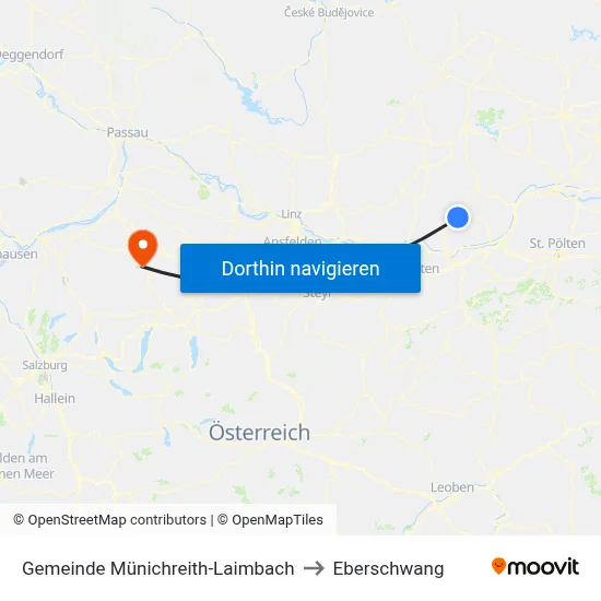 Gemeinde Münichreith-Laimbach to Eberschwang map