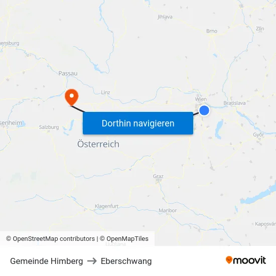 Gemeinde Himberg to Eberschwang map