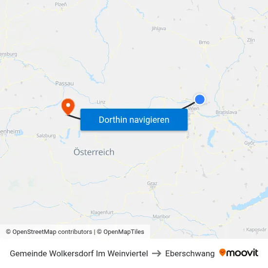 Gemeinde Wolkersdorf Im Weinviertel to Eberschwang map