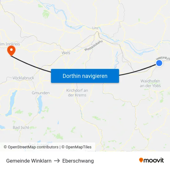 Gemeinde Winklarn to Eberschwang map