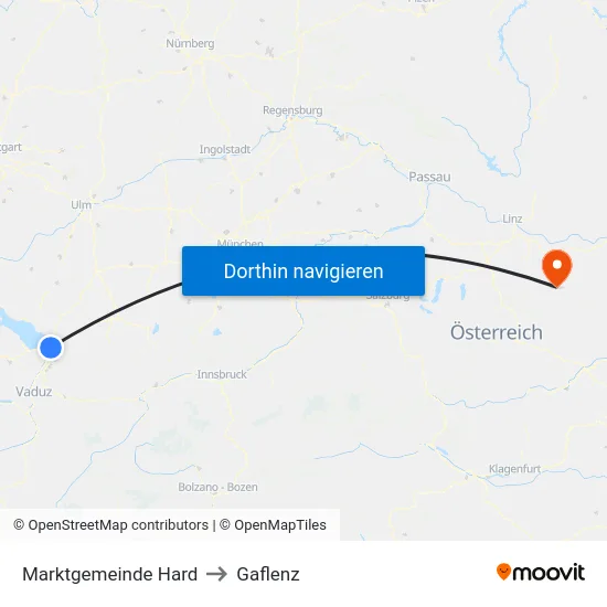 Marktgemeinde Hard to Gaflenz map