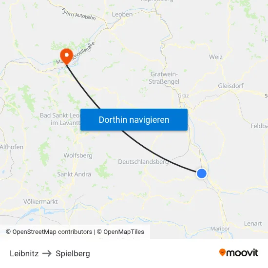 Leibnitz to Spielberg map