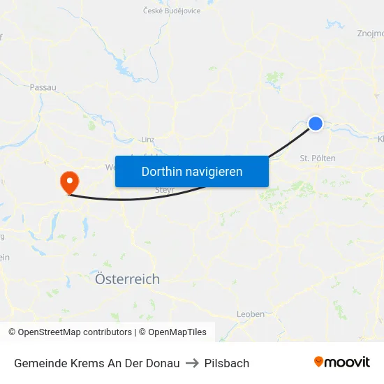 Gemeinde Krems An Der Donau to Pilsbach map